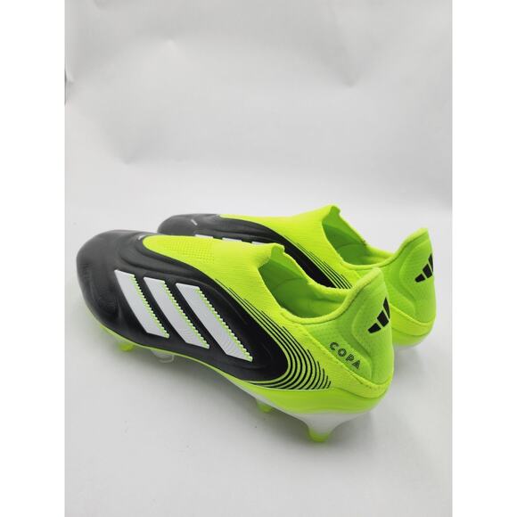 Size 10 Adidas Copa Pure 3 Elite Laceless FG Cleats JH6302 Men Black Green New